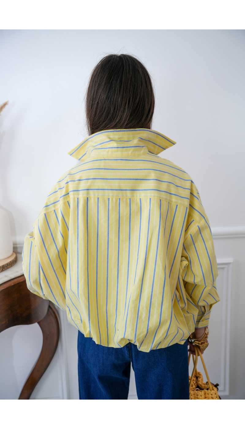 Chemisier Rayé Jaune PENELOPE