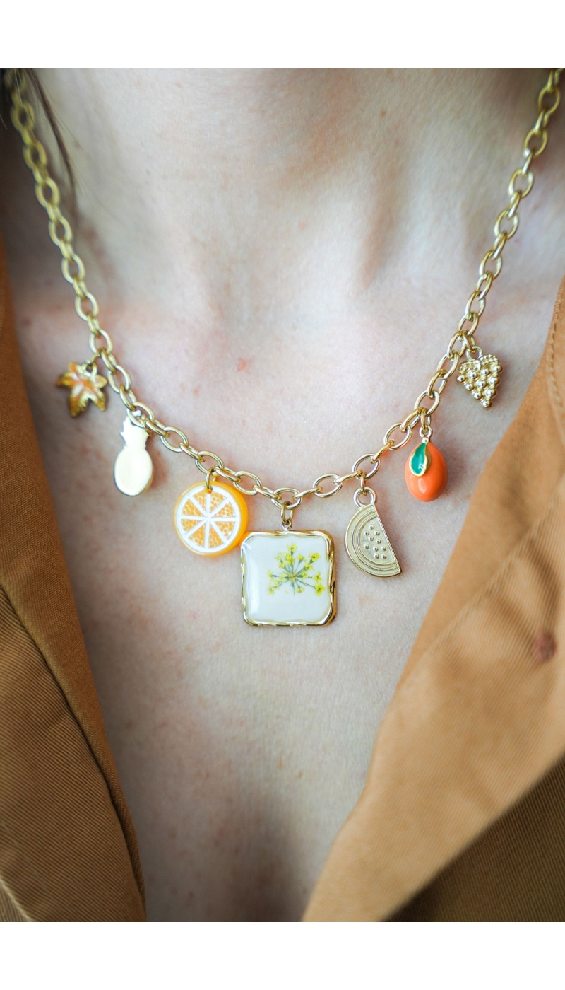 Collier Fruits Dorés CLEMENTINE