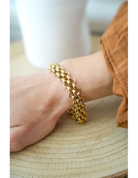Bracelet Maille Doré DIANA