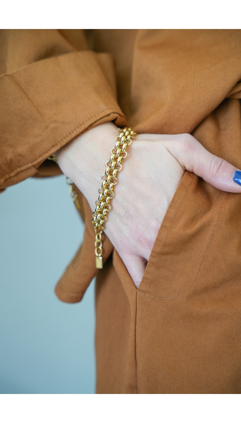 Bracelet Maille Doré DIANA