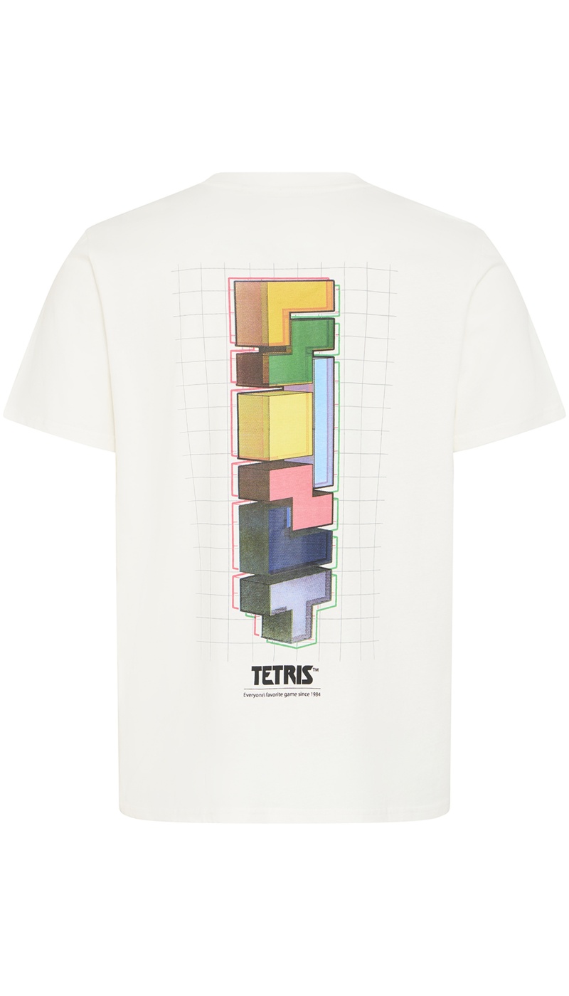T-shirt Tetris Ecru BHRADDIE