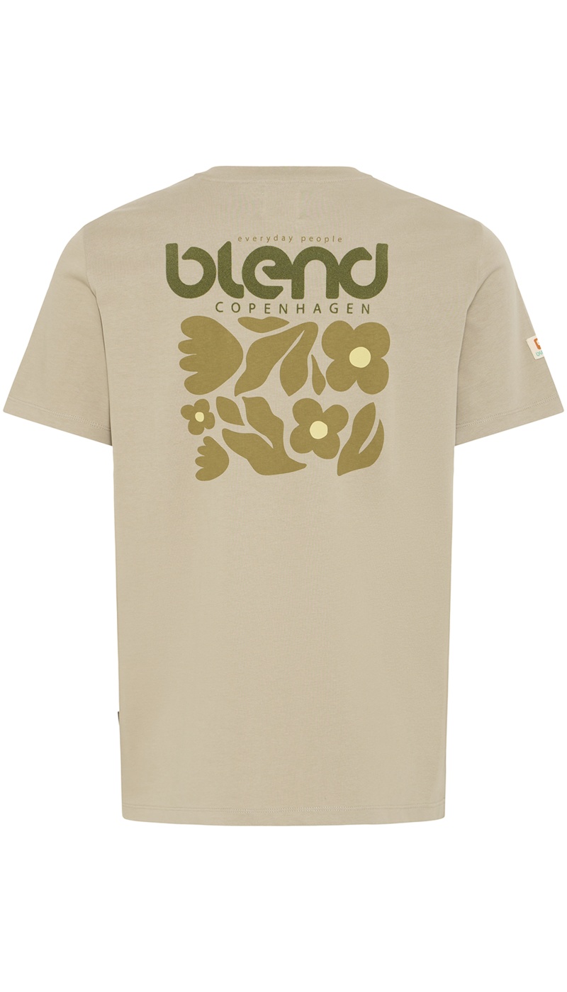 T-shirt Fleurs Beige BHSUN