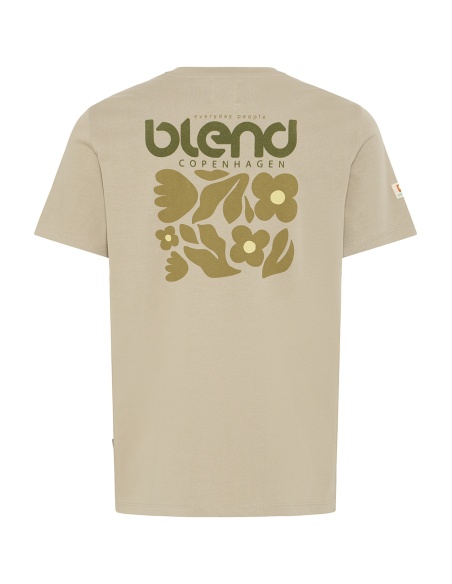 T-shirt Fleurs Beige BHSUN