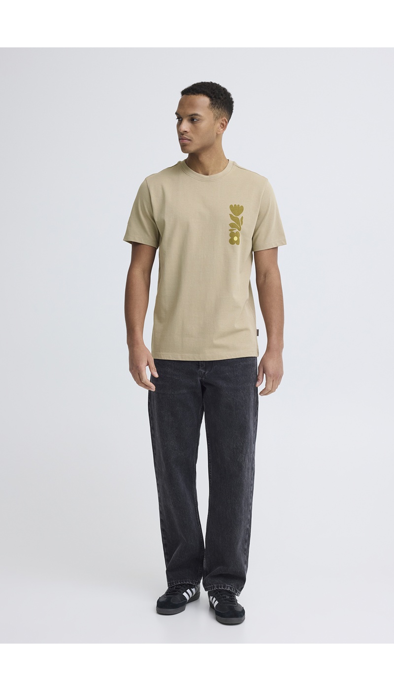 T-shirt Fleurs Beige BHSUN