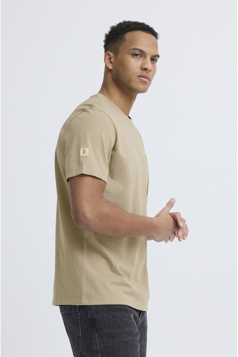 T-shirt Fleurs Beige BHSUN 2