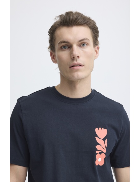 T-shirt Fleurs Marine BHSUN