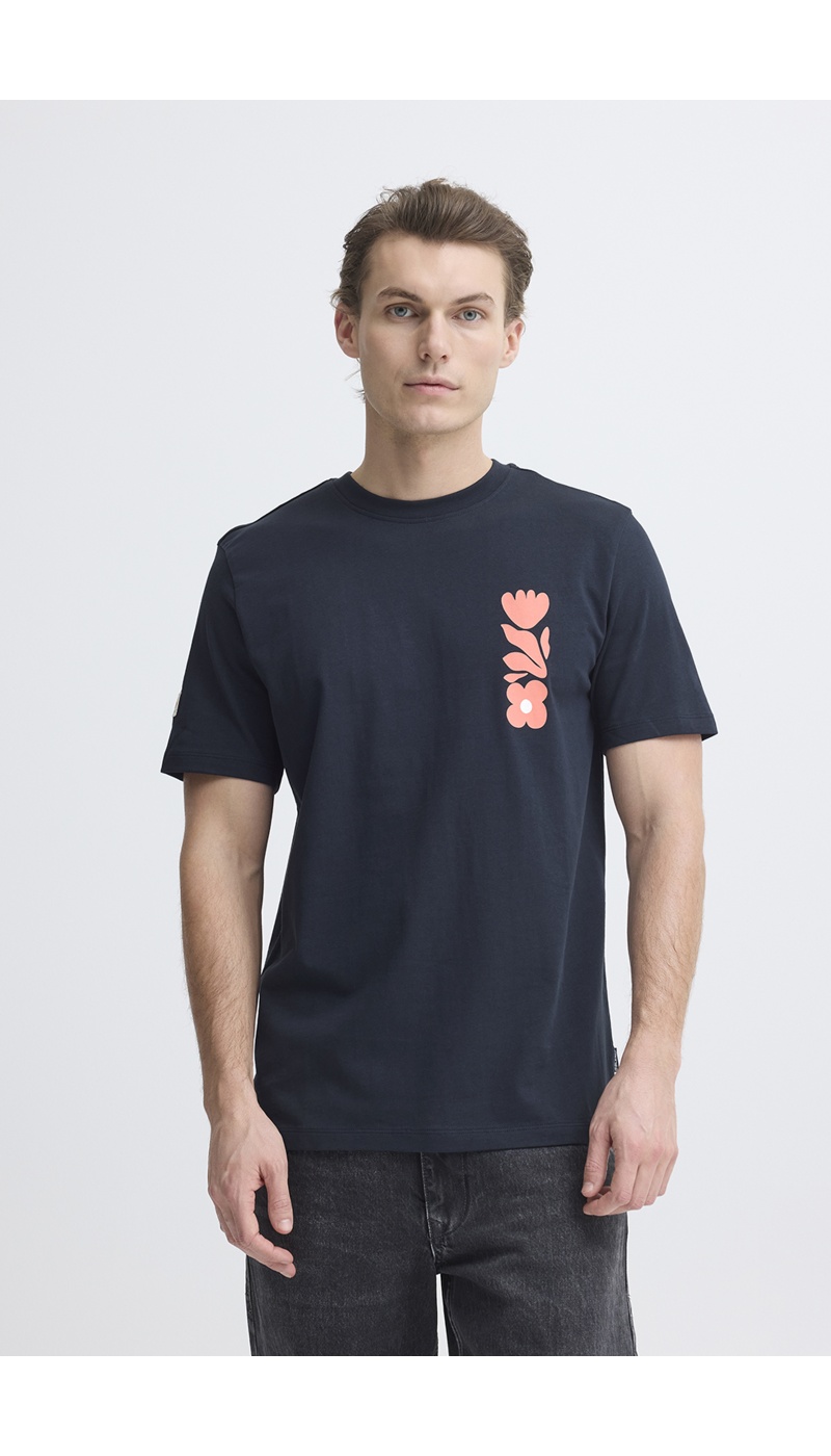 T-shirt Fleurs Marine BHSUN