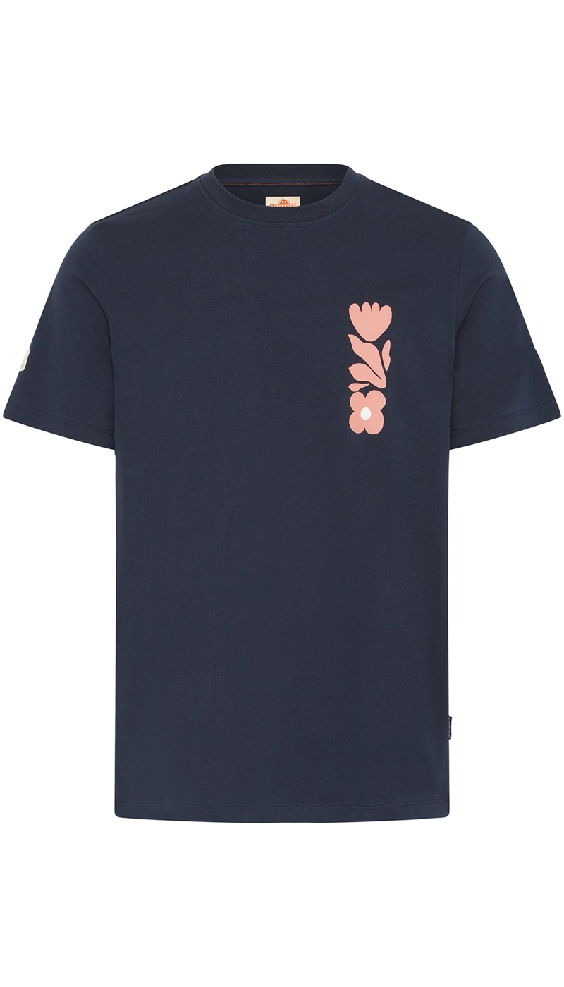 T-shirt Fleurs Marine BHSUN