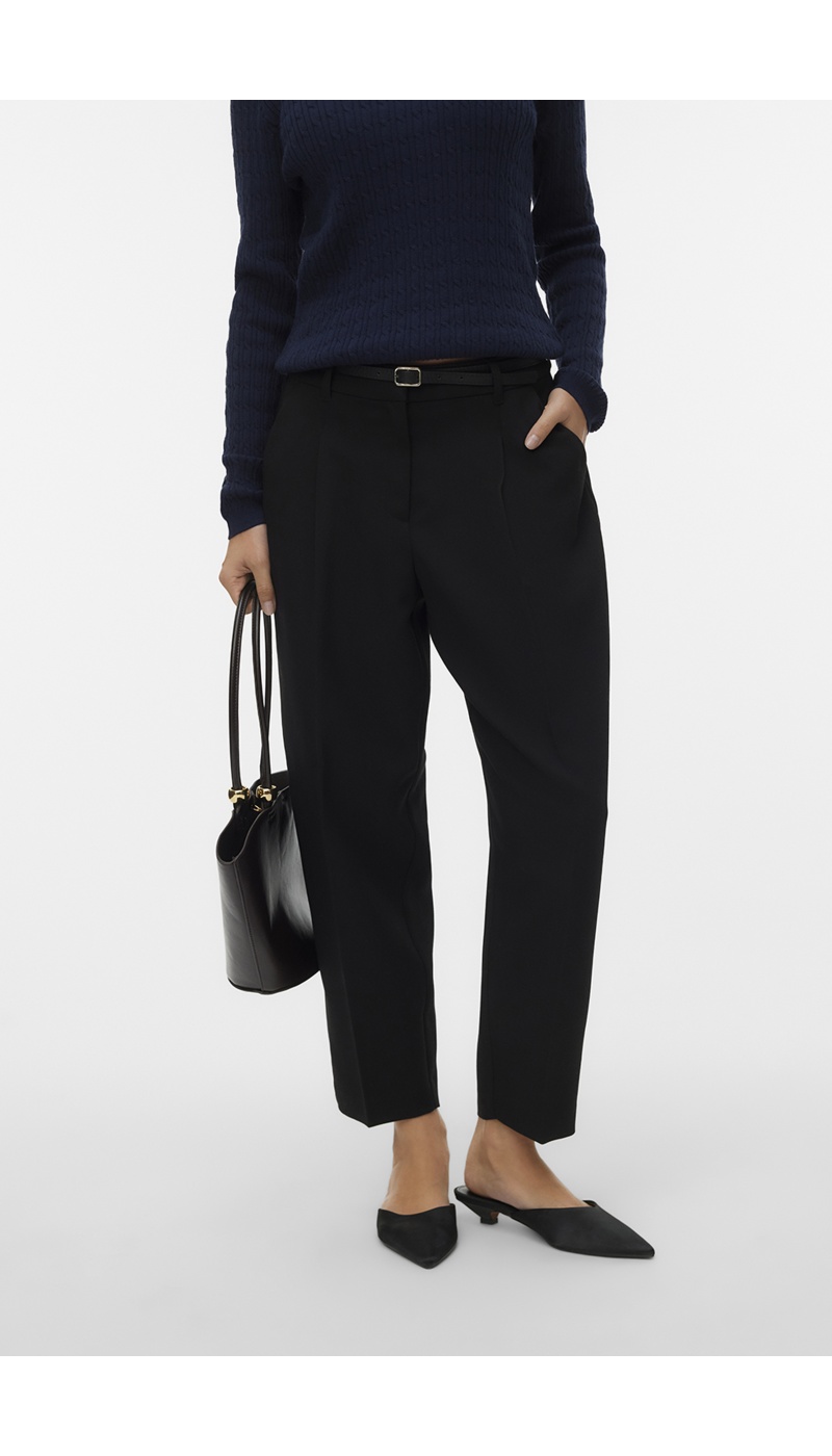 Pantalon Barrel Black VMELMA Longueur 32