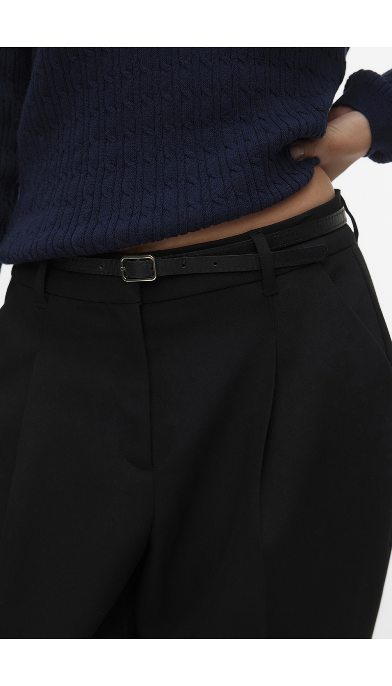 Pantalon Barrel Black VMELMA Longueur 32