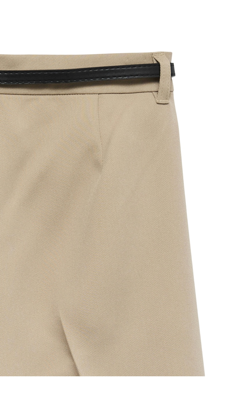 Pantalon Barrel Silver Mink VMELMA Longueur 30