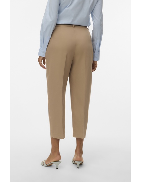 Pantalon Barrel Silver Mink VMELMA Longueur 30