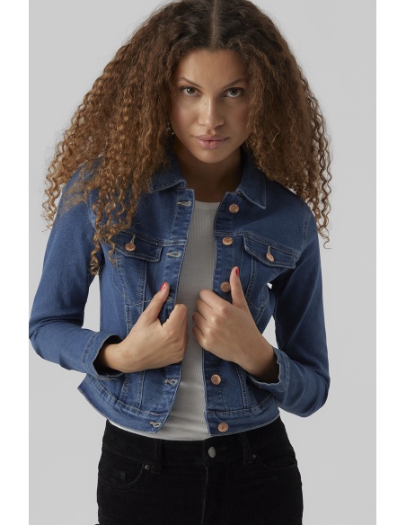 Chaqueta vaquera azul mediana VMLUNA Vero Moda - 4 | MUJER