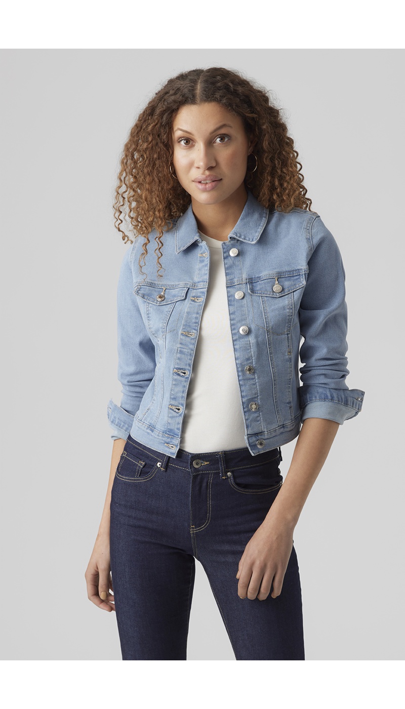 Giacca VMLUNA in denim azzurro Vero Moda - 3 | DONNE
