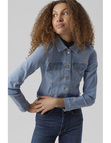 Light Blue Denim VMLUNA Jacket Vero Moda - 4 | WOMEN