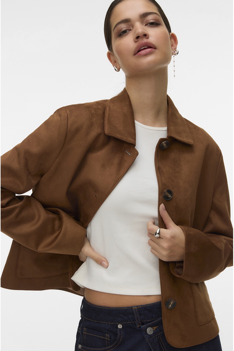 VERO MODA  COGNAC VESTES 2
