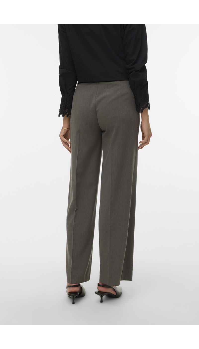 Pantalon Medium Grey Melange VMTEXAS Longueur 30