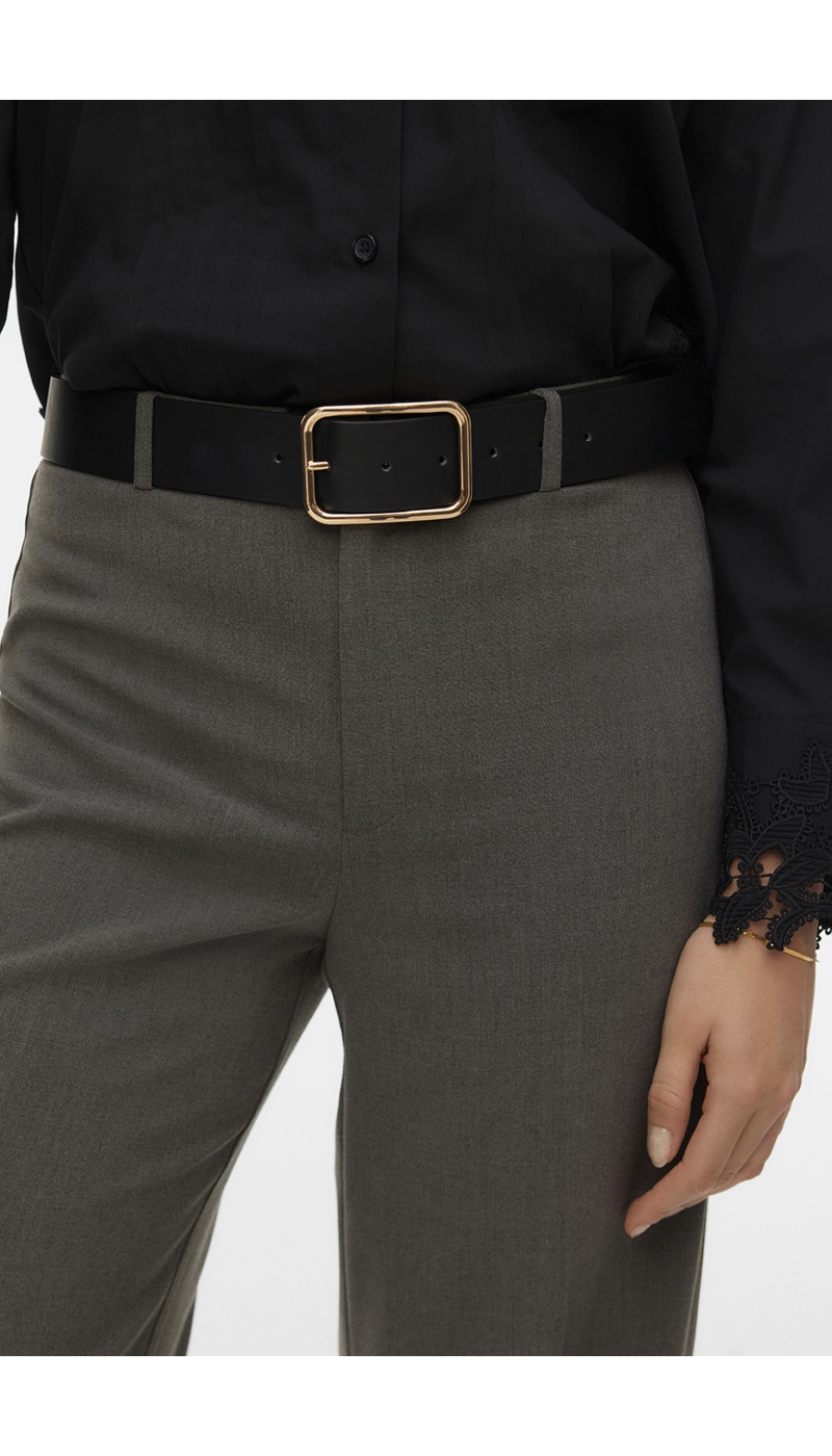 Pantalon Medium Grey Melange VMTEXAS Longueur 32