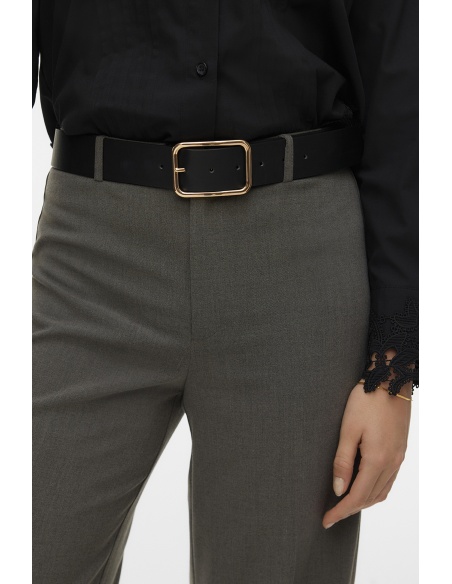 Pantalon Medium Grey Melange VMTEXAS Longueur 32