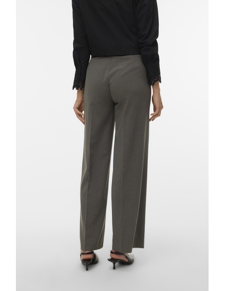 Pantalon Medium Grey Melange VMTEXAS Longueur 32