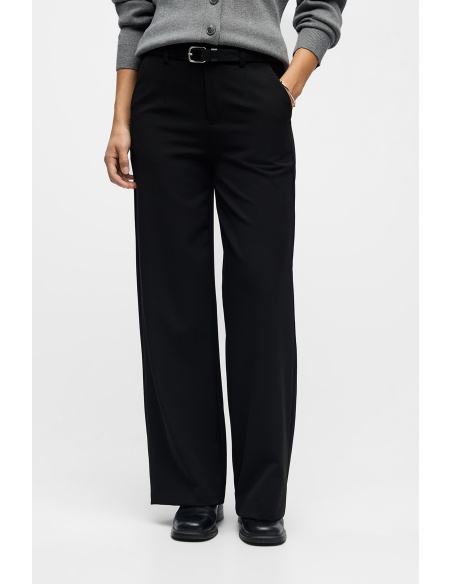 OBJLISA OBJECT Calça Larga Preta - 3 | ABAIXO