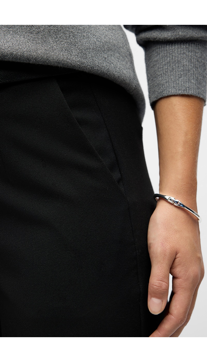 OBJLISA OBJECT Pantalón ancho negro - 5 | ABAJO