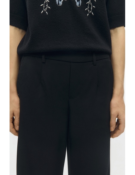 OBJLISA OBJECT Pantaloni larghi neri - 6 | GIÙ