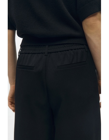 OBJLISA OBJECT Calça Larga Preta - 7 | ABAIXO