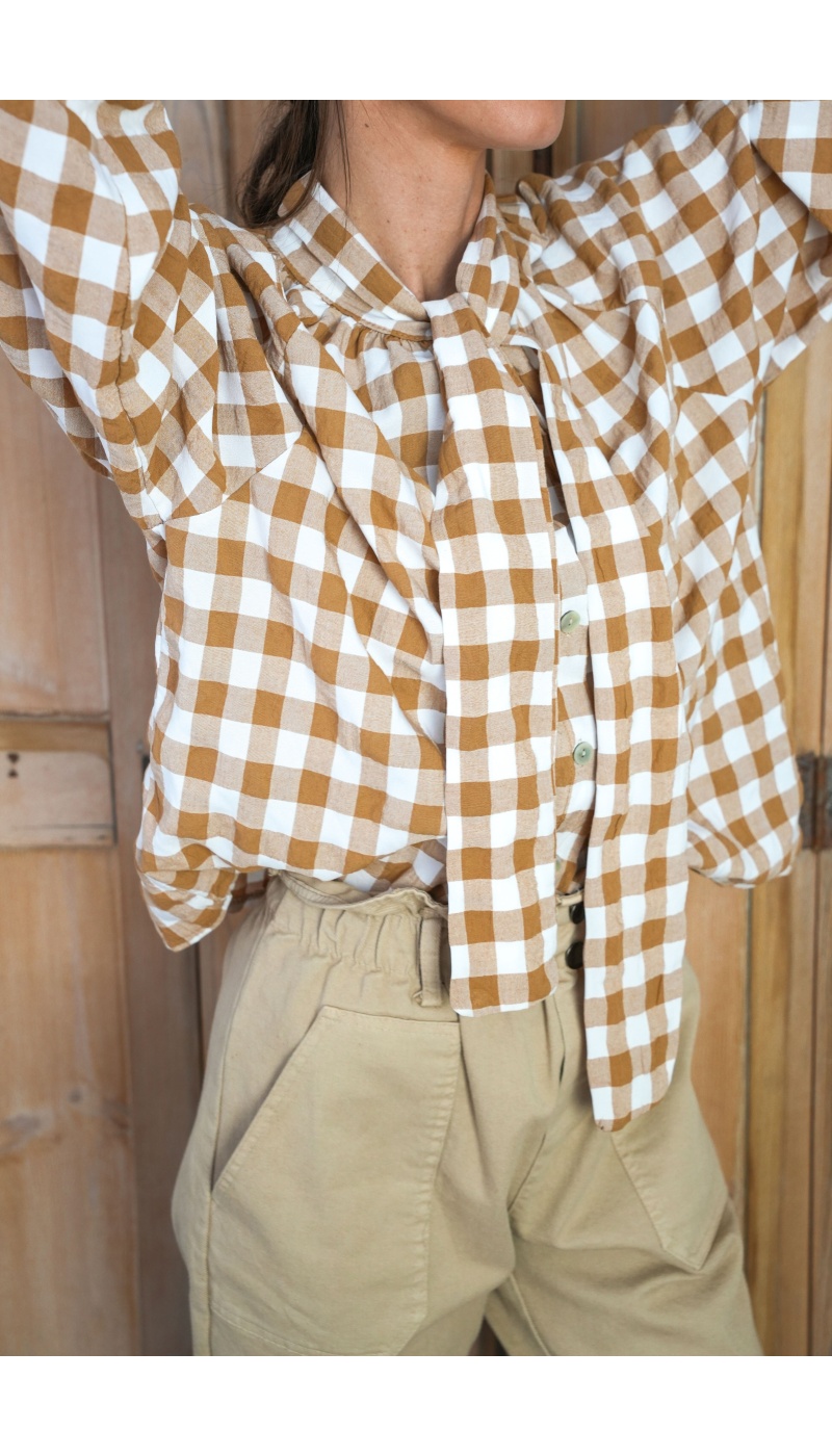 BADALONA SL CARREA CAMEL CHEMISIER