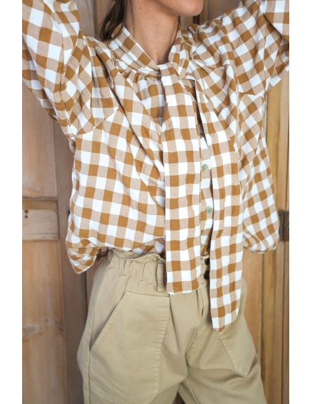 BADALONA SL CARREA CAMEL CHEMISIER