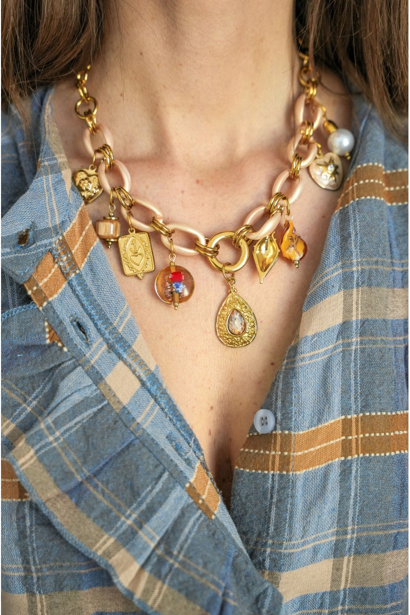 Collier Maille Fleurs Guapa