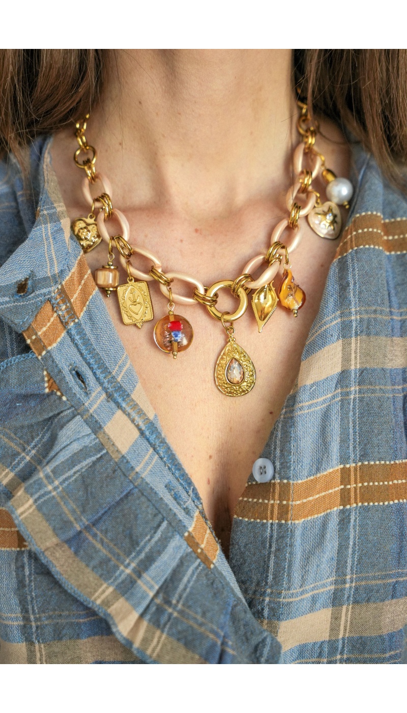 Collier Maille Fleurs Guapa