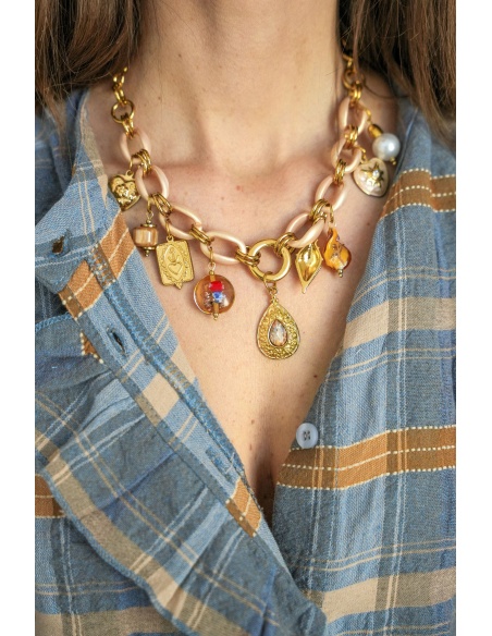 Collier Maille Fleurs Guapa