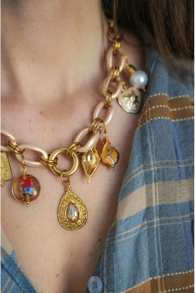 Collier Maille Fleurs Guapa 2