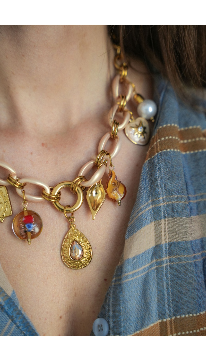 Collier Maille Fleurs Guapa