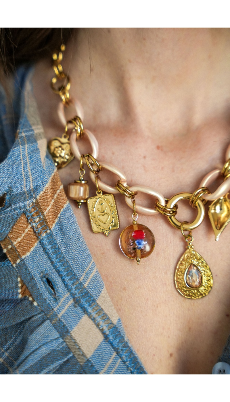 Collier Maille Fleurs Guapa