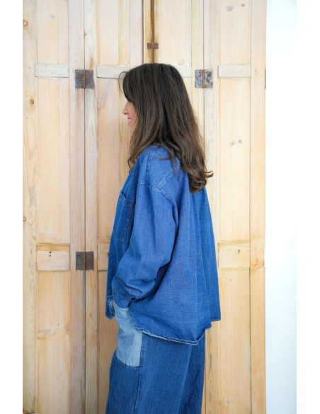 Chemisier Denim Brut LINDA