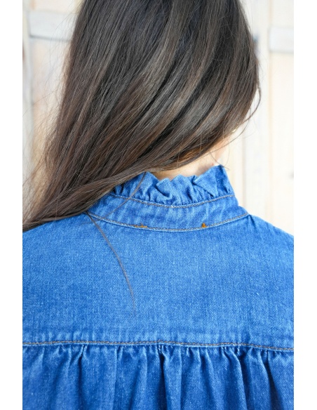 Chemisier Denim Brut LINDA