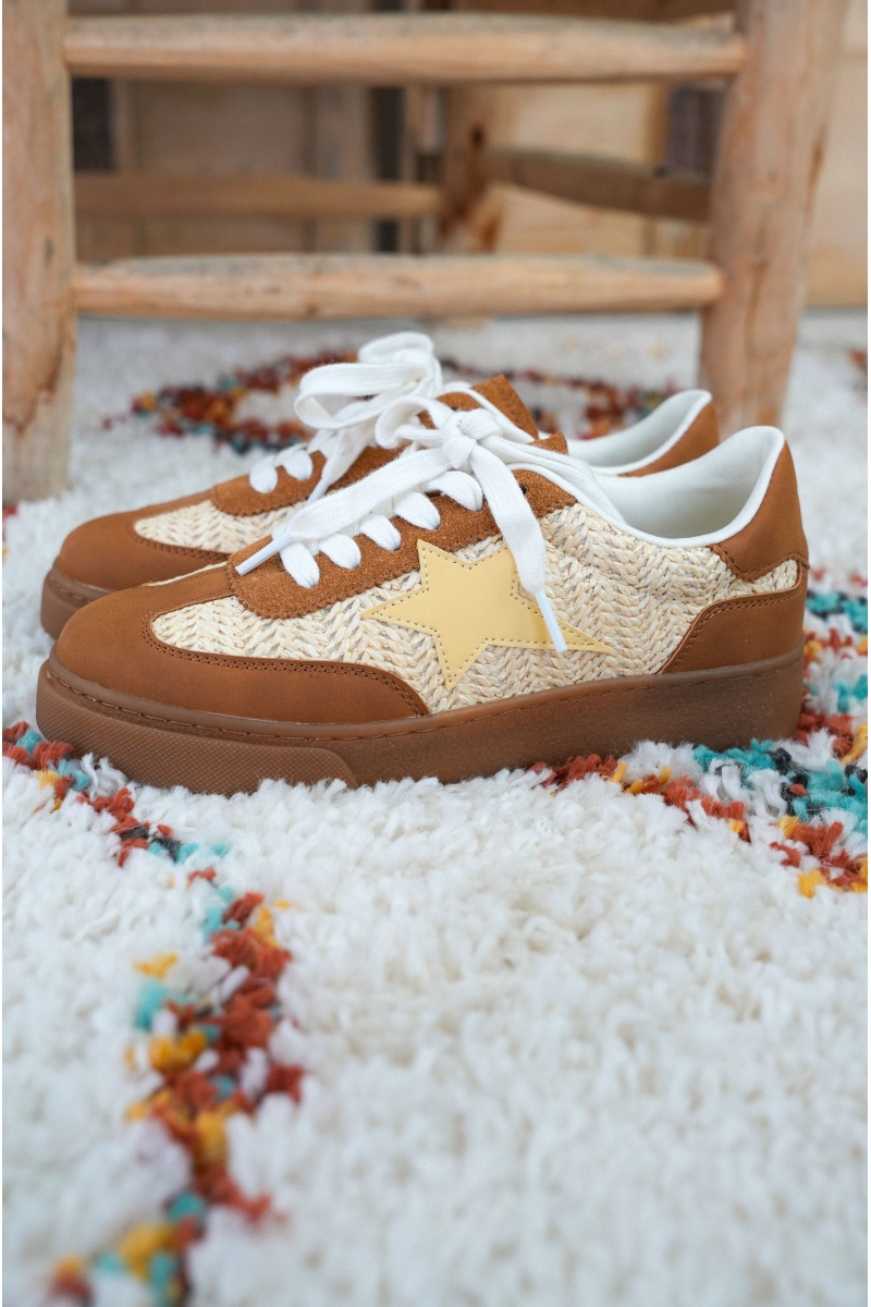 covana ETOILE CAMEL BASKETS FEMME