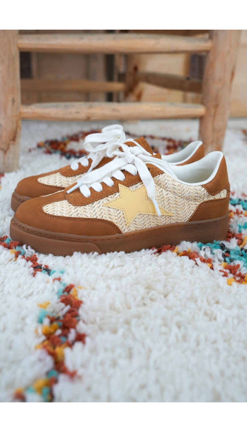 covana ETOILE CAMEL BASKETS FEMME