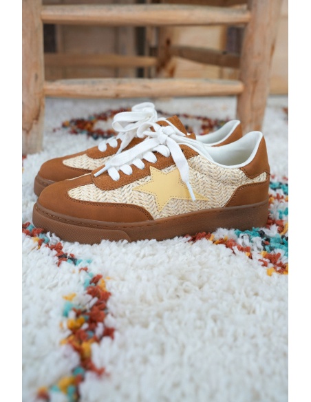 covana ETOILE CAMEL BASKETS FEMME