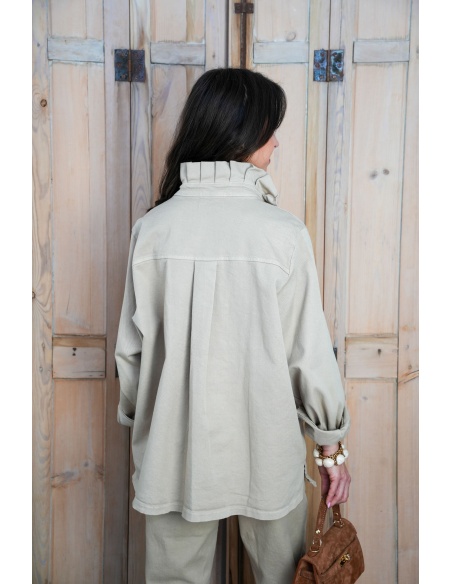 Chemisier Jean Beige LILY