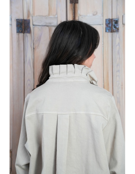 Chemisier Jean Beige LILY