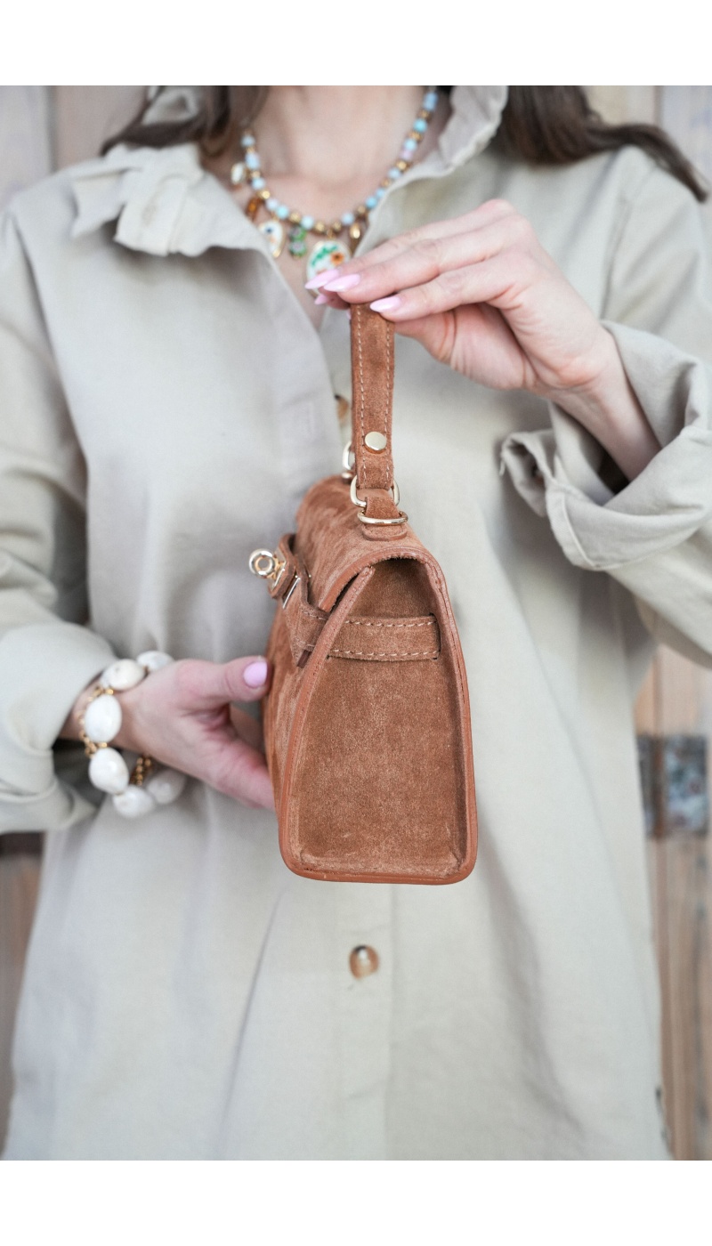 Sac Suédine Camel RICO