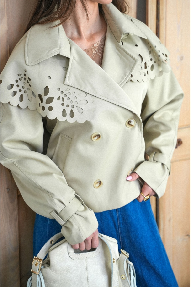 Trench Court Fleurs ANDY