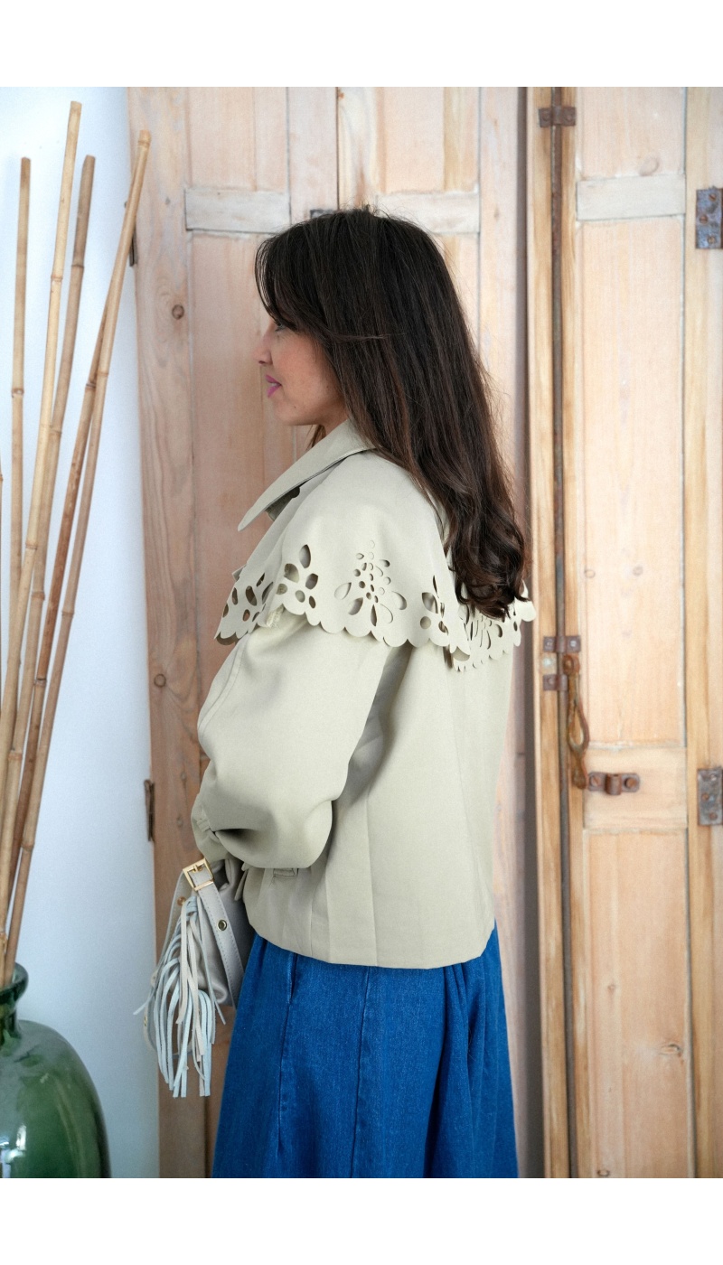 musy muse TRENCH BEIGE VESTES FEMME