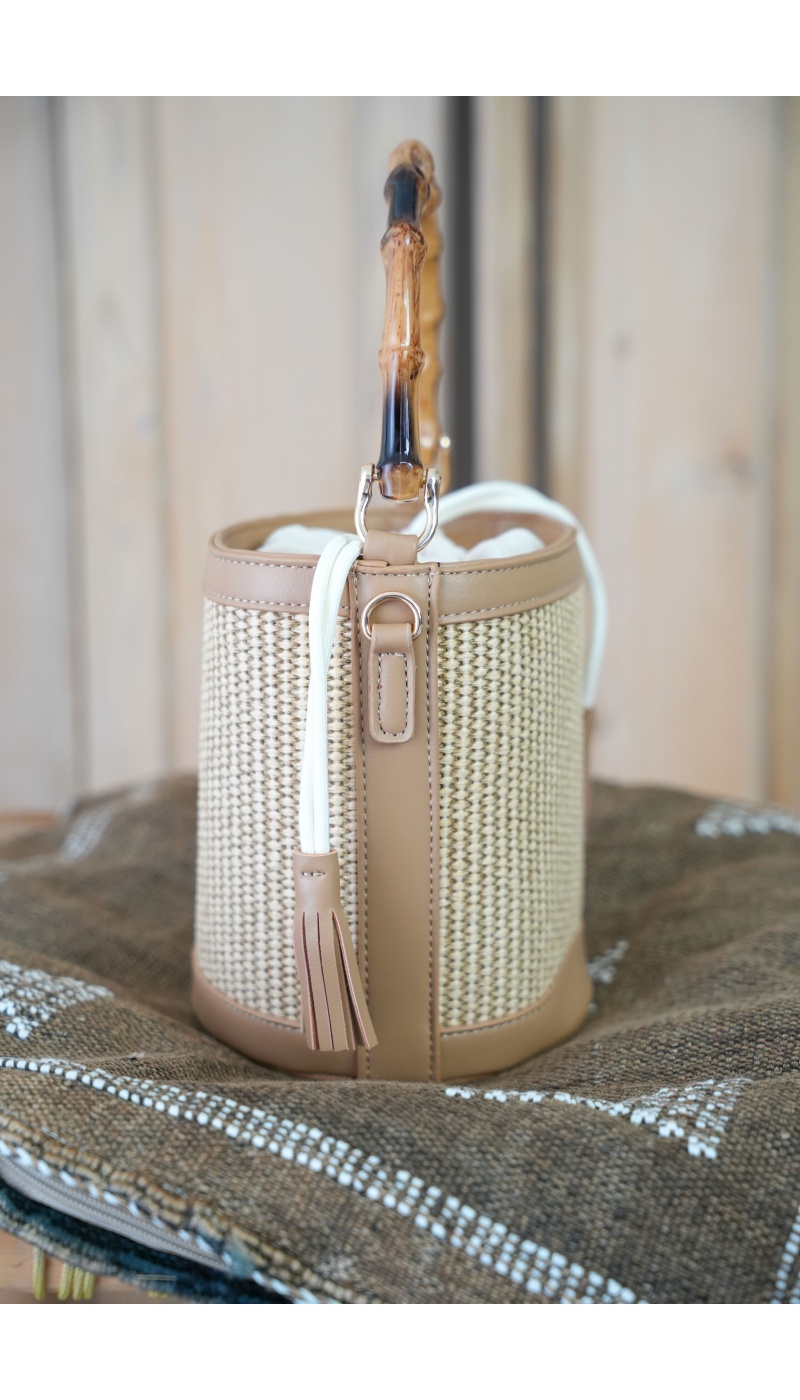 Sac Rond Beige ALEGRIA