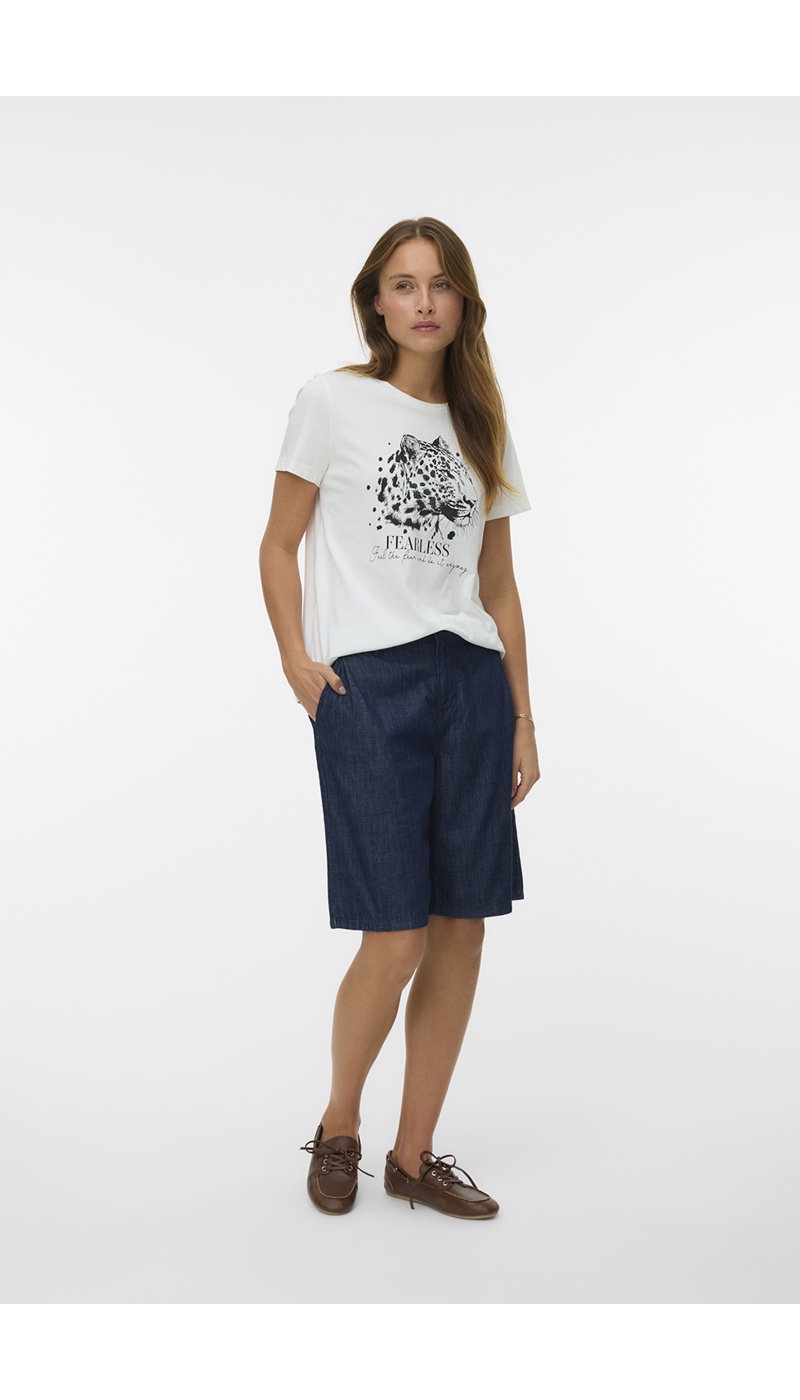 Bermuda Dark Blue Denim VMGABRILLA