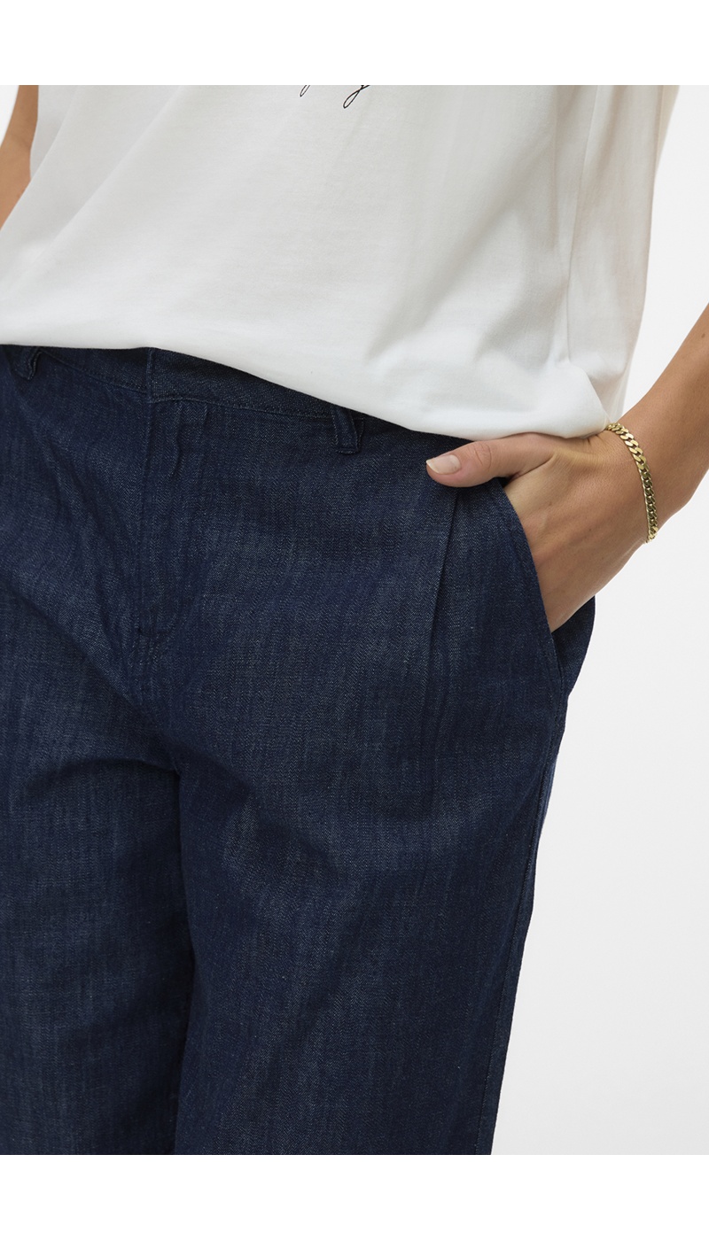 Bermuda Dark Blue Denim VMGABRILLA