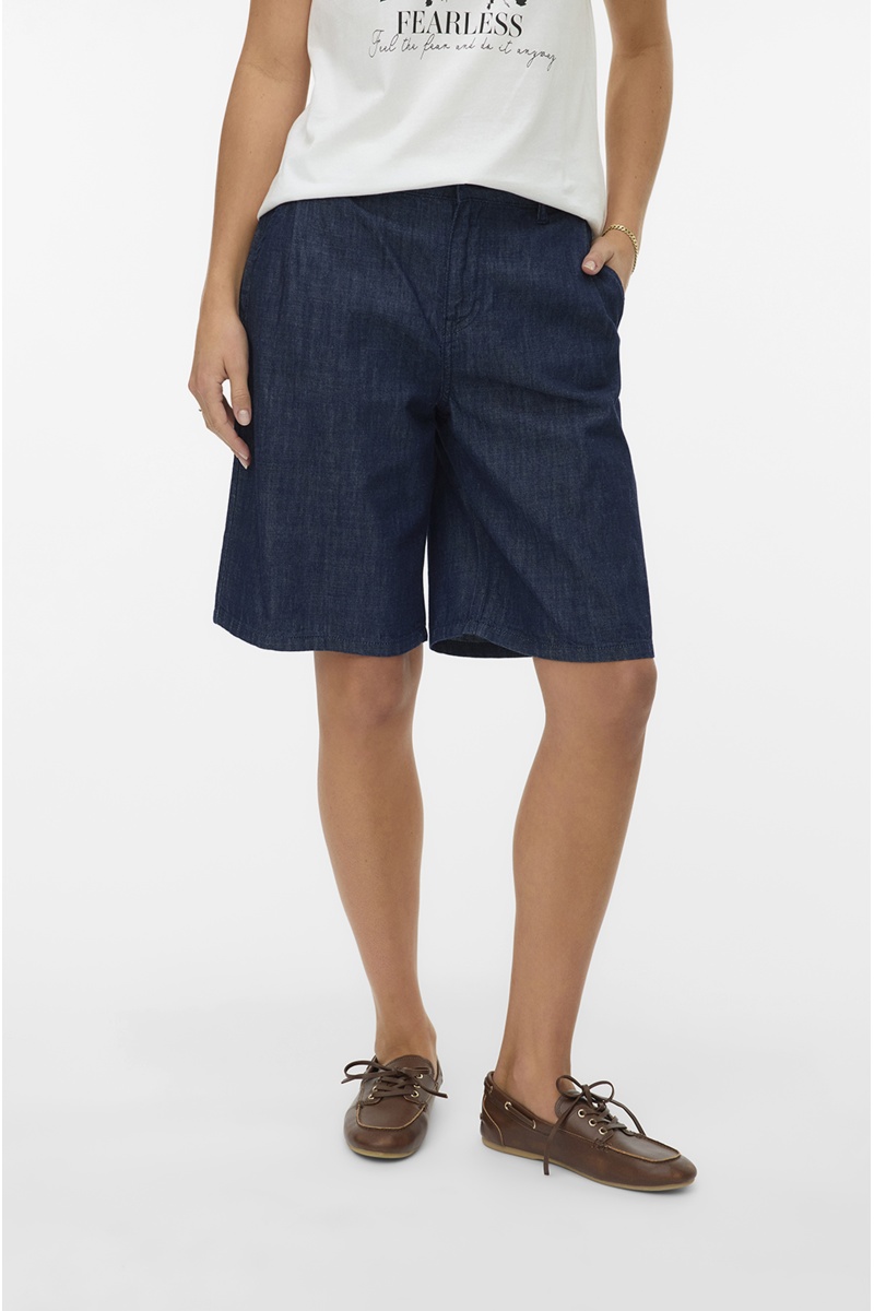 VERO MODA DARK BLUE SHORTS 2